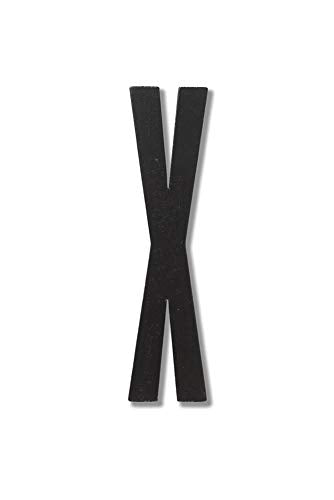 Design Letters - Wooden Letter, Letters - X - Wood - Black on Sale